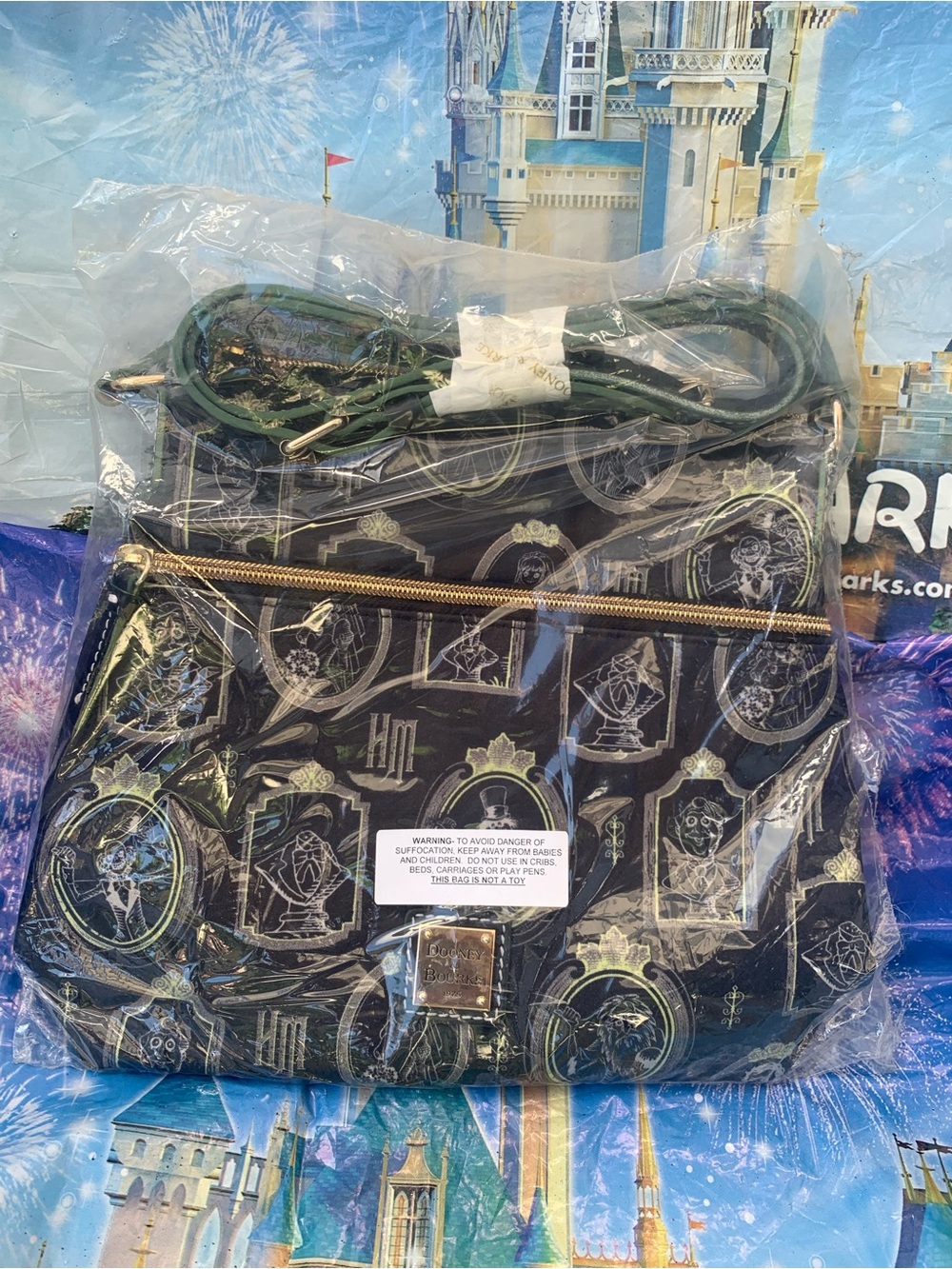Disney Dooney & Bourke Haunted Mansion crossbody bag nwt